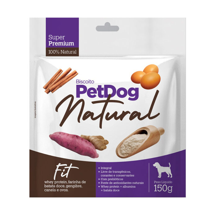 Biscoito PetDog Natural Fit Sachê 150g
