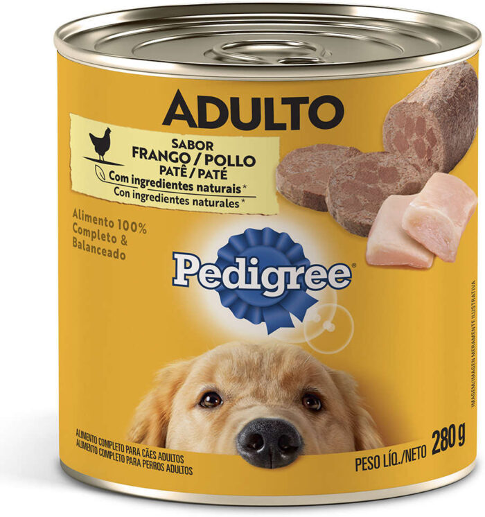 Pedigree Patê Cães Adultos Sabor Frango 280g