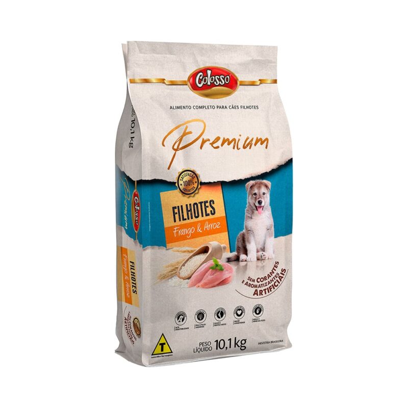 Ração Colosso Cães Filhotes Sabor Frango e Arroz 10kg