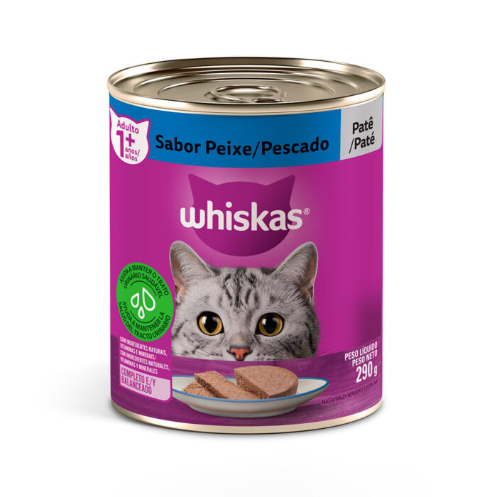 Patê Whiskas Gato Adulto Sabor Peixe 290g