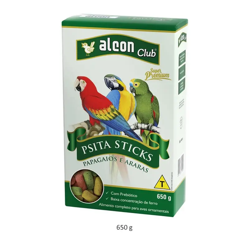 Psita Sticks Papagaios e Araras 650 g