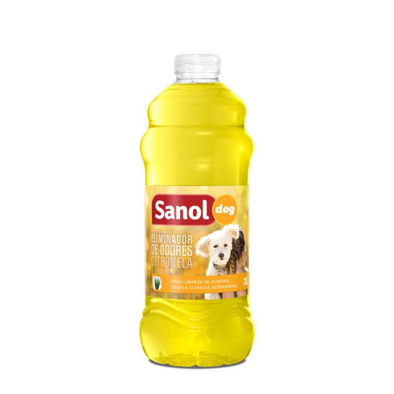 Eliminador de Odores Sanol Dog Citronela 2L
