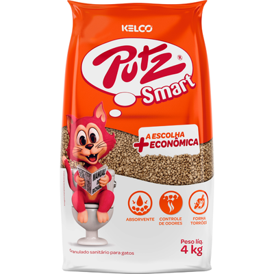 GRANULADO SANITÁRIO PARA GATOS PUTZ SMART 4KG