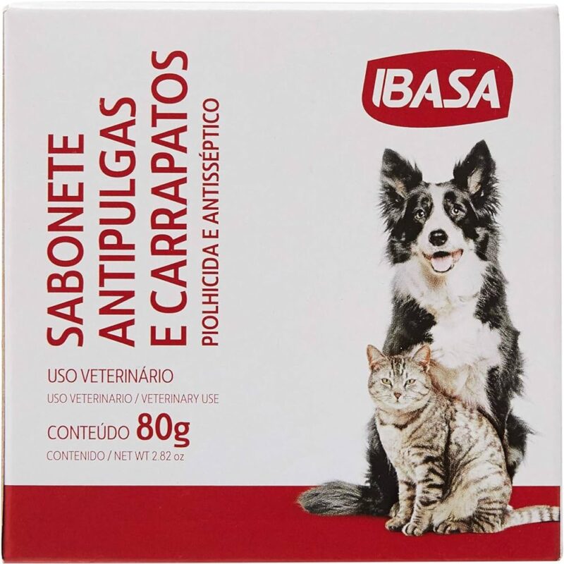 SABONETE IBASA ANTIPULGAS E CARRAPATOS 80G