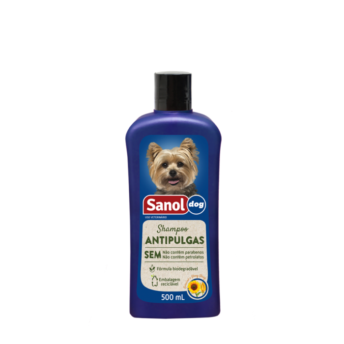 SHAMPOO ANTIPULGAS SANOL DOG 500ML
