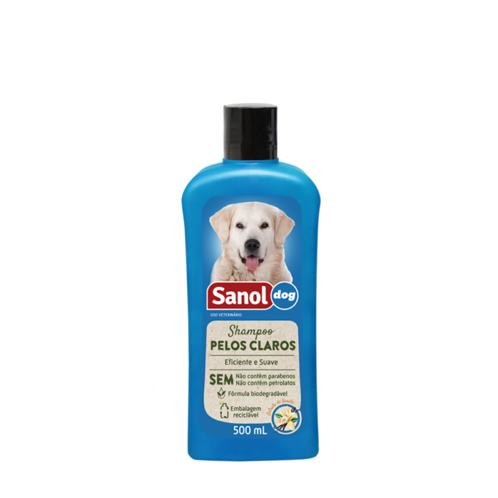 SHAMPOO PELOS CLAROS SANOL DOG 500ML