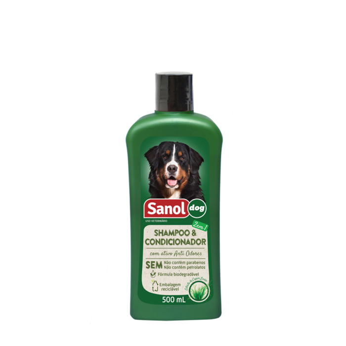 SHAMPOO E CONDICIONADOR SANOL DOG 500ML