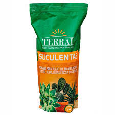 Substrato para suculentas.