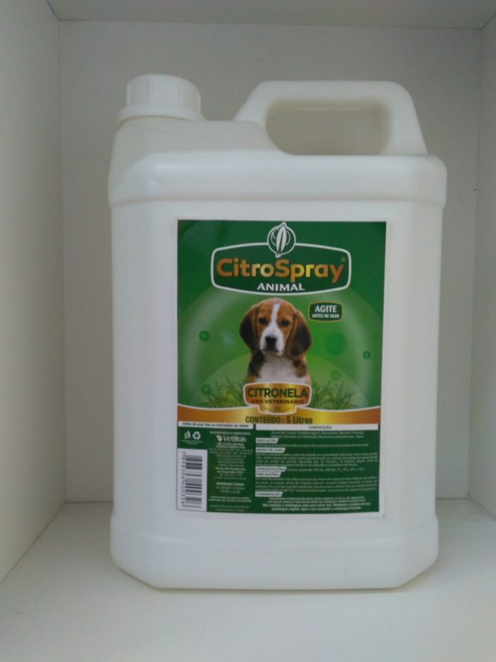 CITROSPRAY PARA CÃES AROMA CITRONELA 5 LTS.