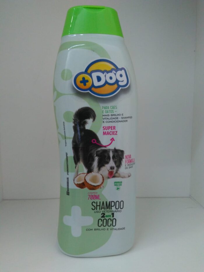 SHAMPOO PARA CÂES E GATOS CÔCO 700ML