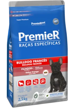 Premier Raças Específicas Filhotes Frango Bulldog Francês 2,5kg