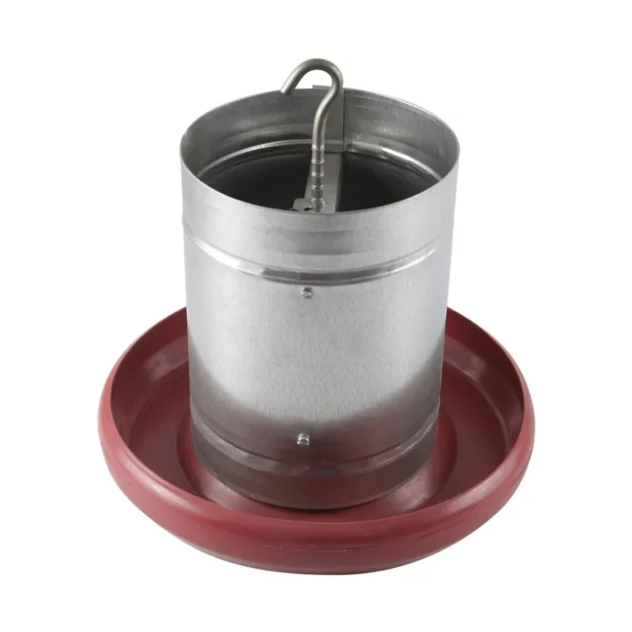 COMEDOURO TUBULAR GALVANIZADO PARA AVES 3 KG