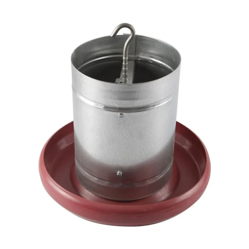COMEDOURO TUBULAR GALVANIZADO PARA AVES 3 KG