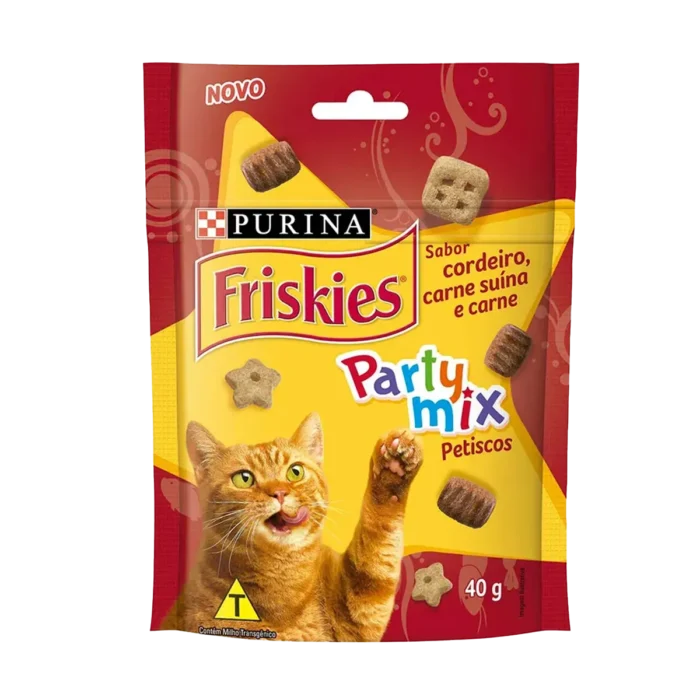 FRISKIES PETISCO PARA GATOS SABOR CORDEIRO, CARNE SUINA E BOVINA 40g