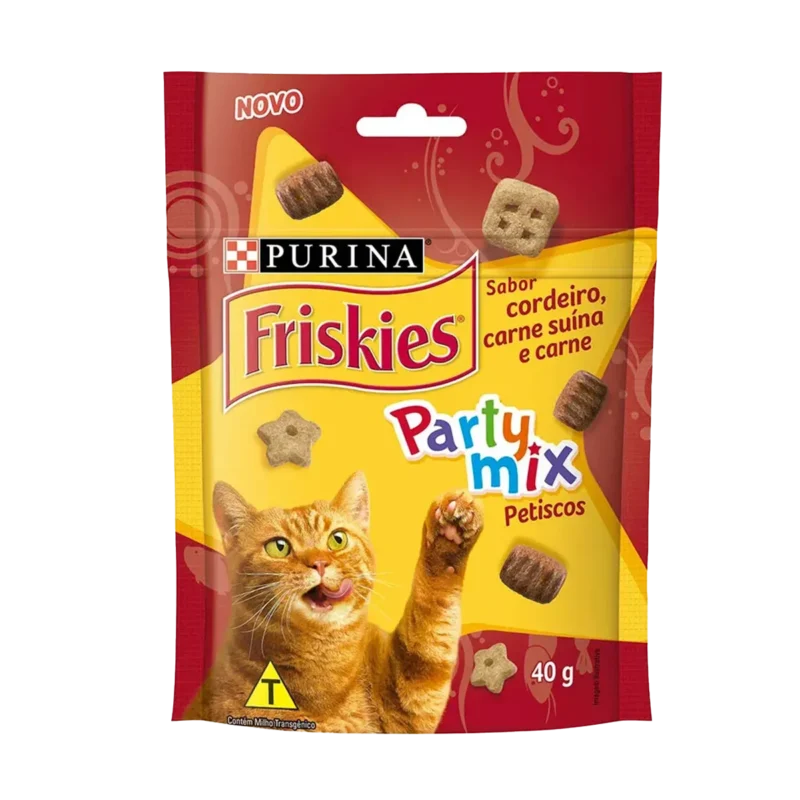 FRISKIES PETISCO PARA GATOS SABOR CORDEIRO, CARNE SUINA E BOVINA 40g