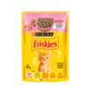 SACHÊ FRISKIES GATOS FILHOTES SABOR SALMÃO AO MOLHO 85g