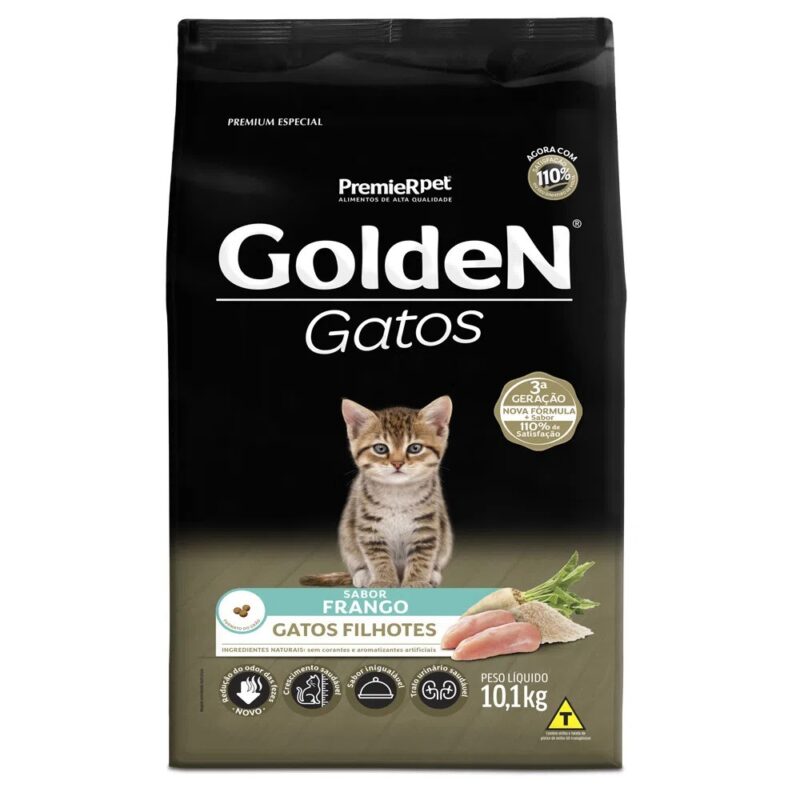GOLDEN GATOS FILHOTES FRANGO 10KG