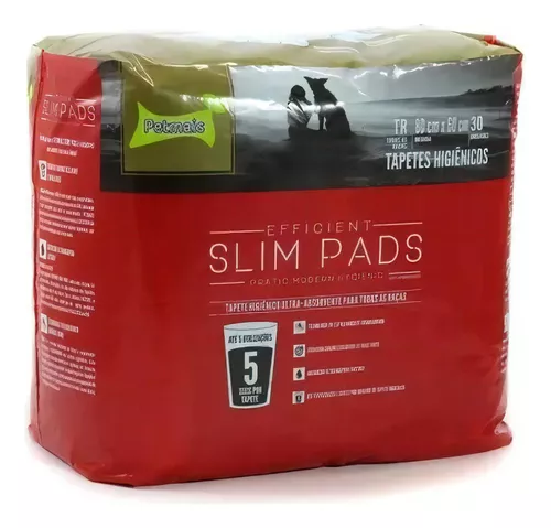 TAPETES HIGIÊNICO SLIM PADS 80CM x 30 CM 30 UNIDADES