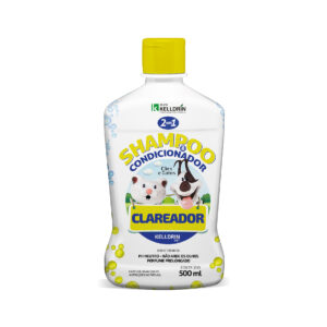 SHAMPOO & CONDICIONADOR CLAREADOR CÃES E GATOS 2 EM 1 500ml