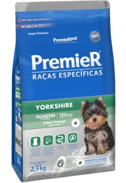 Premier Raças Específicas Yorkshire Filhotes Porte Pequeno Frango 2,5kg