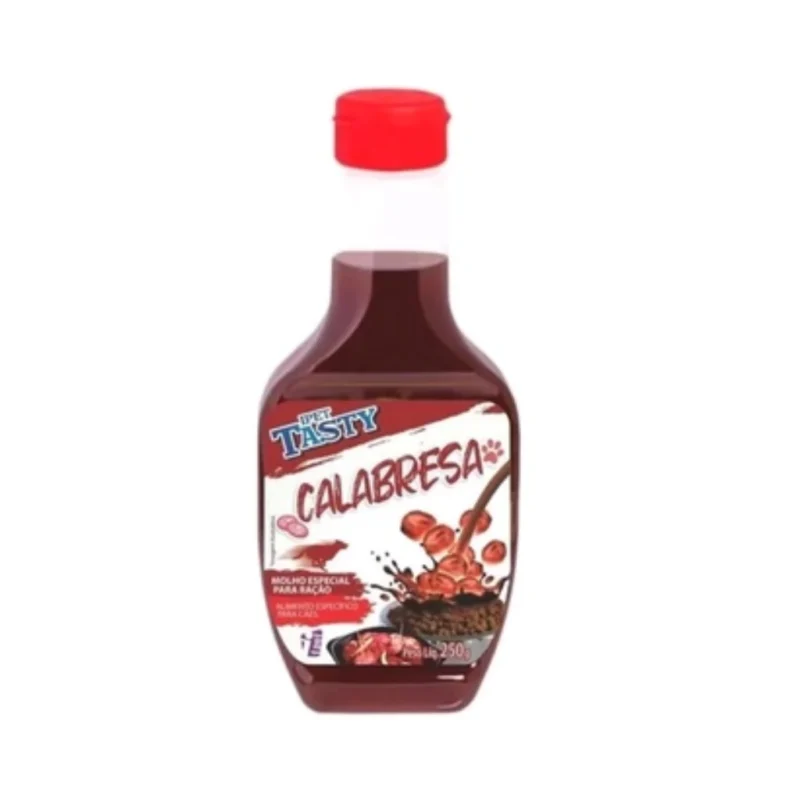 MOLHO PARA RAÇÃO IPET TASTY SABOR CALABRESA PARA CÃES 250G