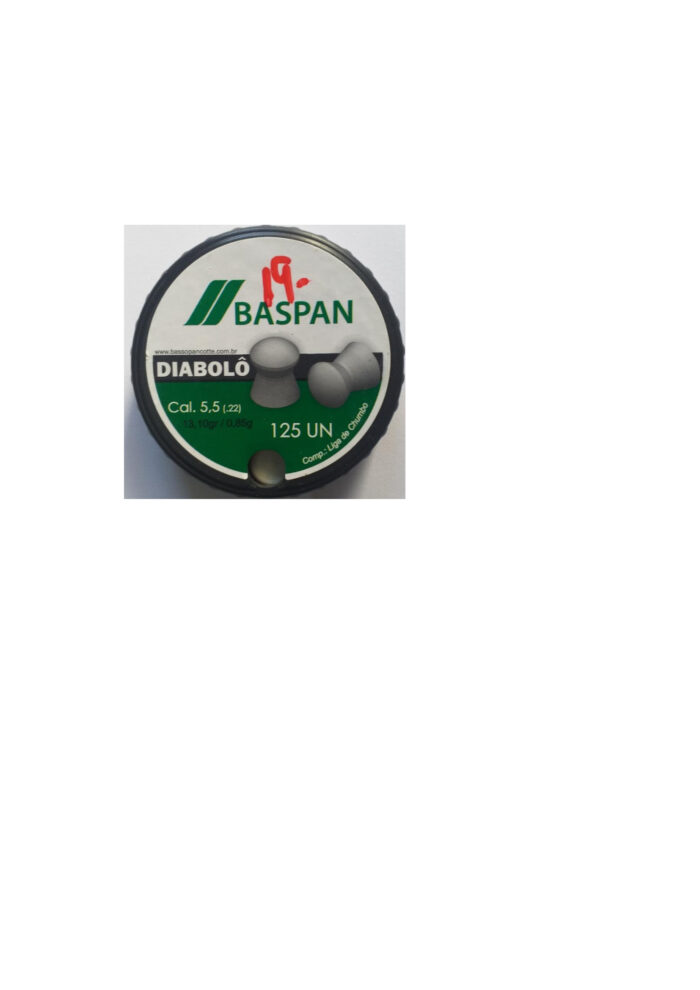 Chumbinho Baspan Diabolô Cal. 5,5(22)