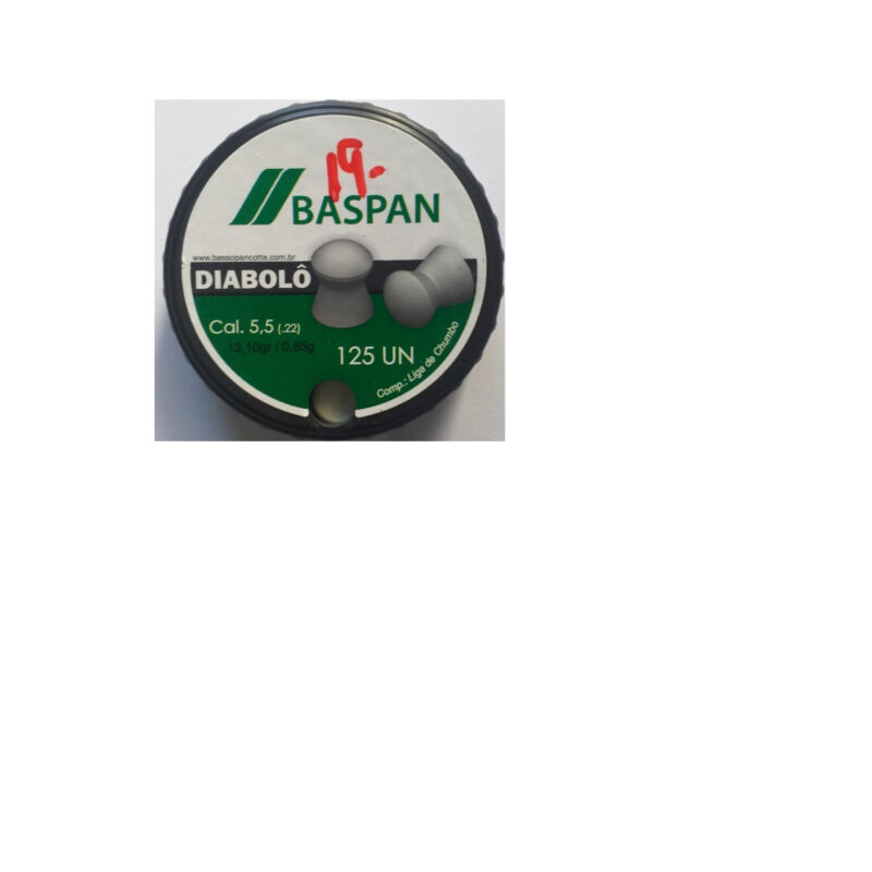 Chumbinho Baspan Diabolô Cal. 5,5(22)