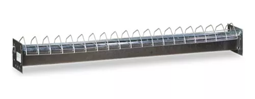 COMEDOURO PARA GALINHAS GALVANIZADO 1m