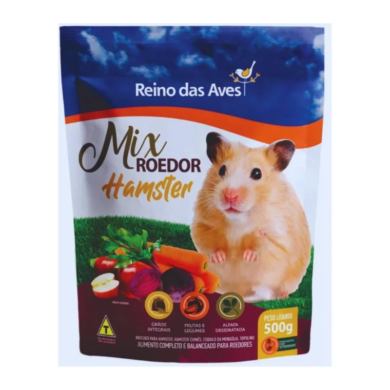 ALIMENTO PARA HAMSTER MIX ROEDOR 500G