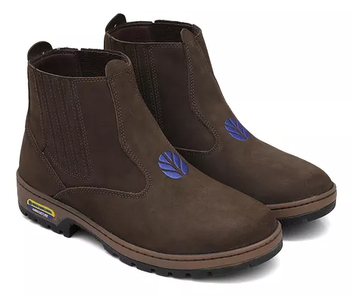 Botinas New Holland Cor Chocolate numeração de 36 a 44.