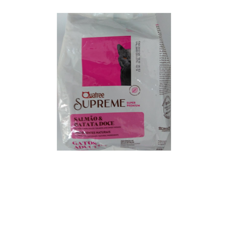 Quatree Supreme Adultos Salmão e Batata Doce 1kg