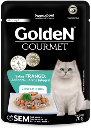 Castrados Frango, Abóbora e Arroz Integral 70g