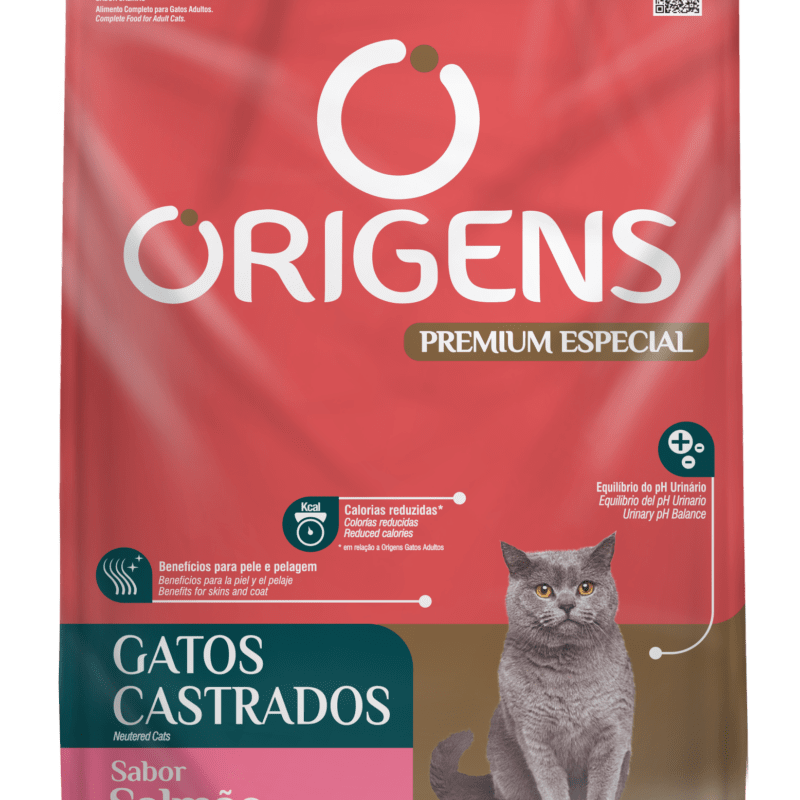 GATOS CASTRADOS SABOR SALMÃO 1kg