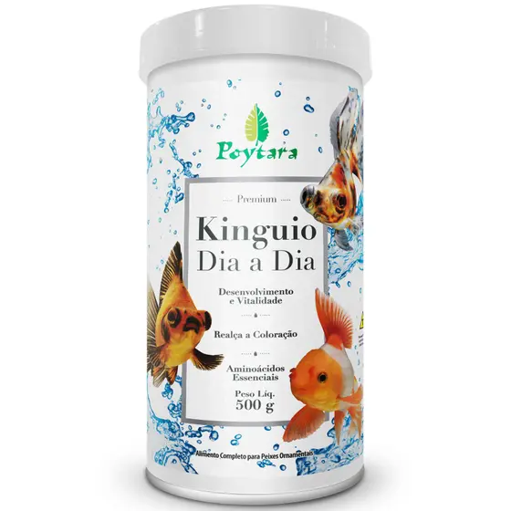 Ração Poytara Peixe Kinguio Dia a Dia 500g
