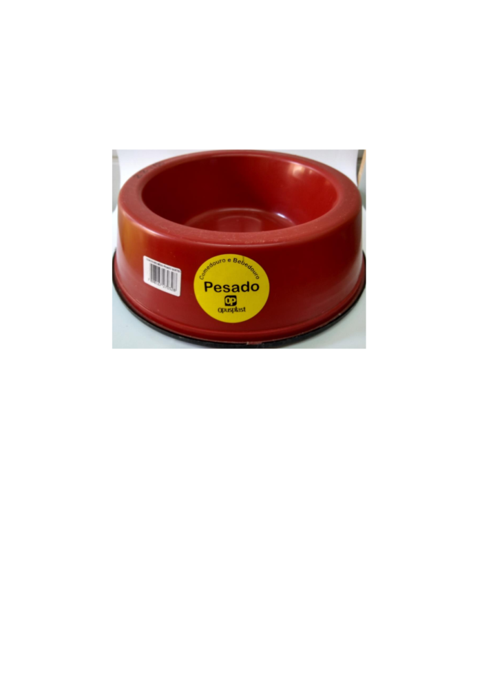 Comedouro Para Pets Plástico Pesado