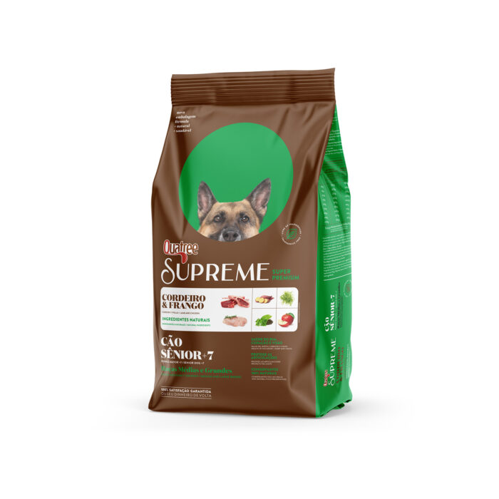 Cão Sênior Raças Médias e Grandes Cordeiro e Frango 1kg
