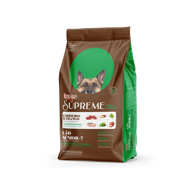 Cão Sênior Raças Médias e Grandes Cordeiro e Frango 1kg