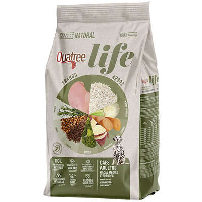 Life Cães Adultos Raças Médias e Grandes Frango Arroz 1kg A Granel