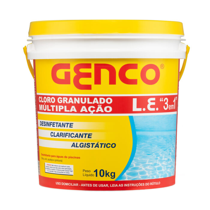 Cloro Genco Granulado Múltipla Ação 3 X 1 - 10kg