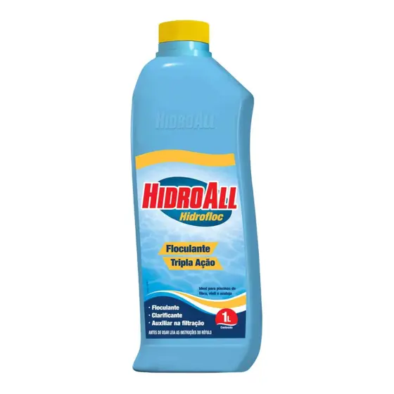 Floculante Tripla Ação Hidroall 1lt