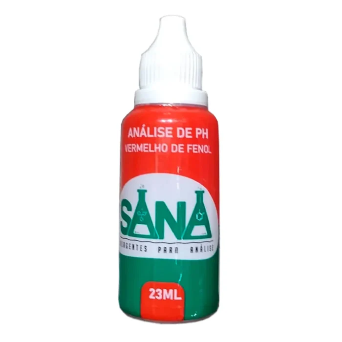Análise de PH Vermelho de Fenol Sana 23ml