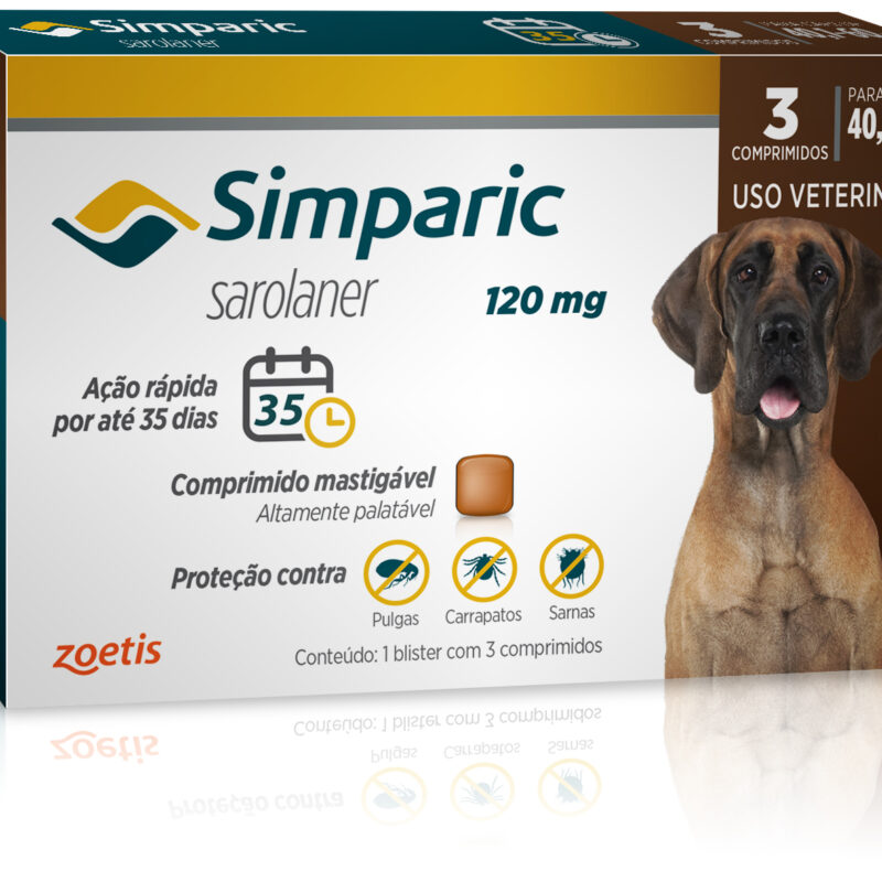 Simparic Contra Pulgas Carrapatos e Sarnas.