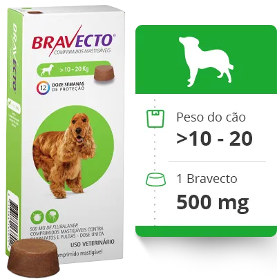 Bravecto 10 a 20kg