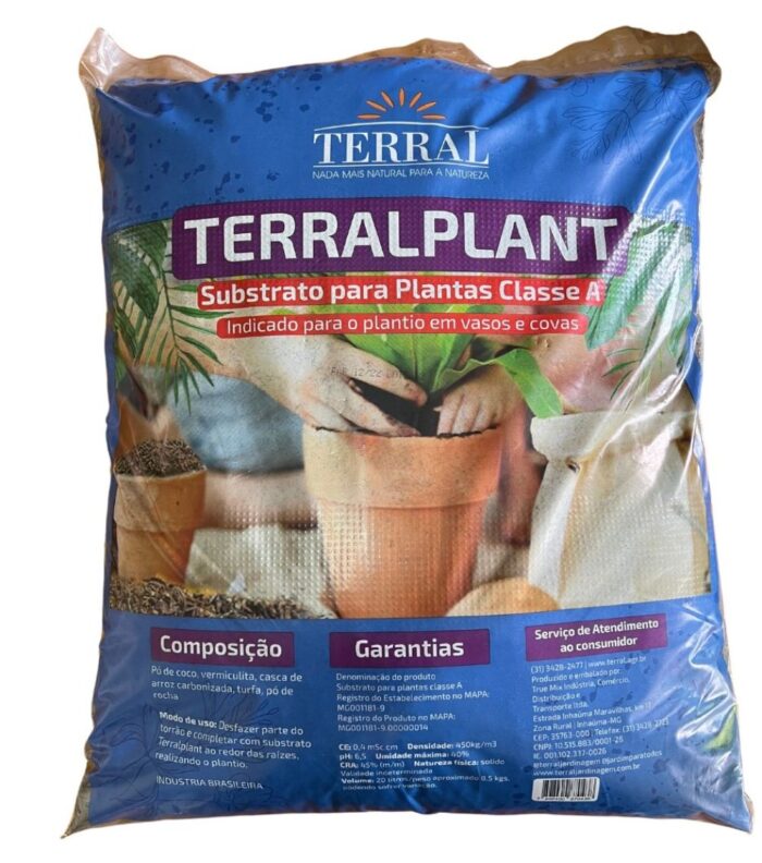 Substrato para plantas Classe A.