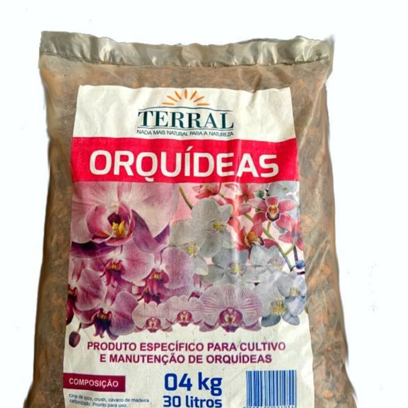 Substrato orquídeas.