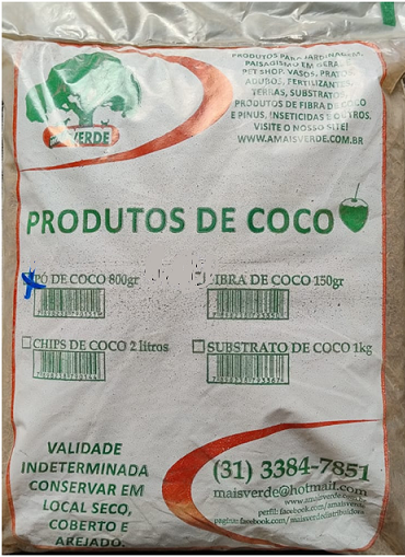 Pó de coco.