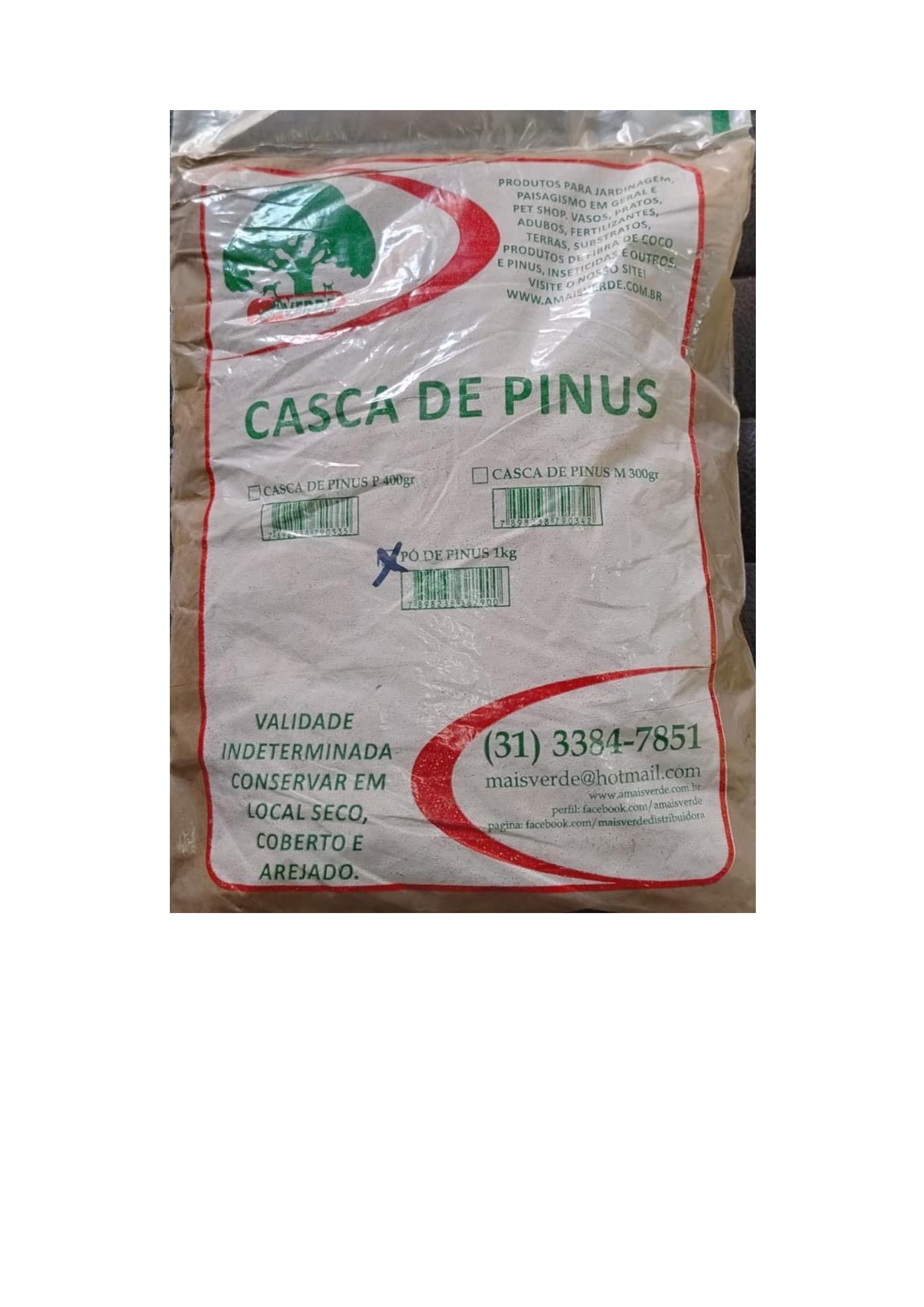 Pó de Pinus.