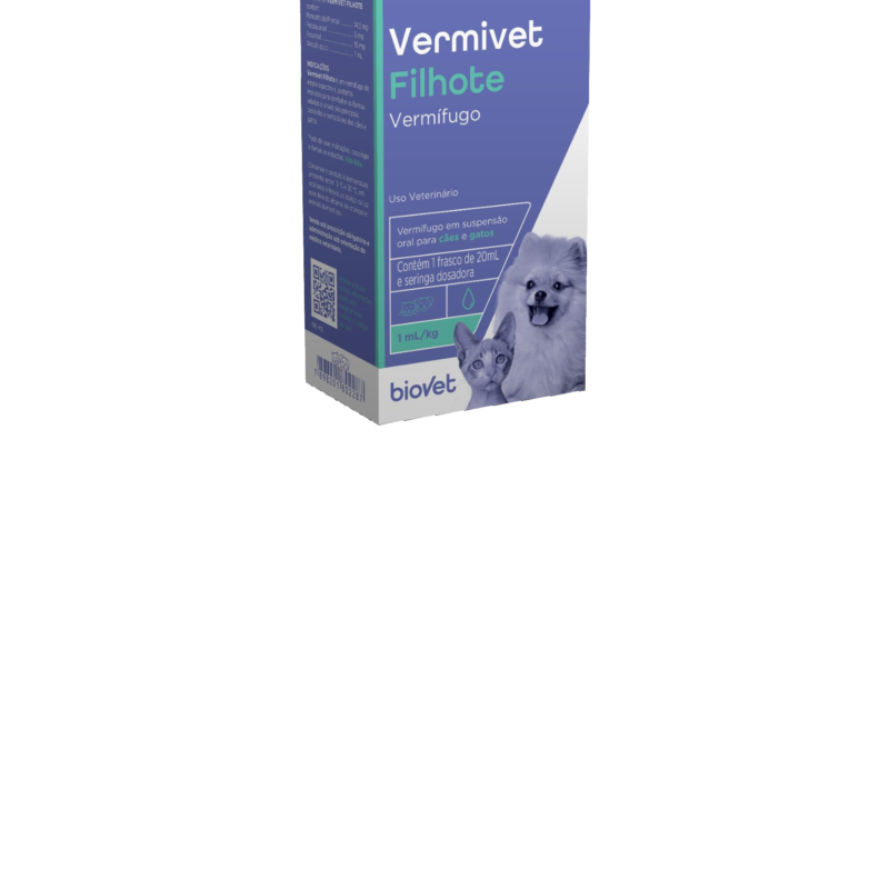 Vermífugo Filhotes Cães e Gatos.