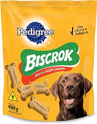Pedigree Biscoito Biscrok Adulto Raças Grandes 500gr