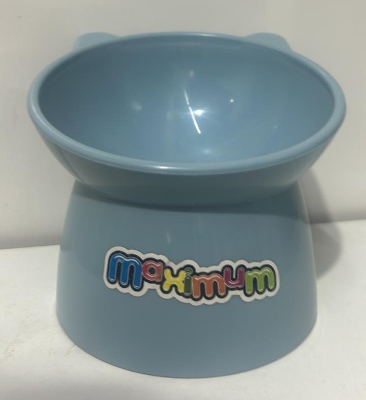 Comedouro Pra Gatos Azul